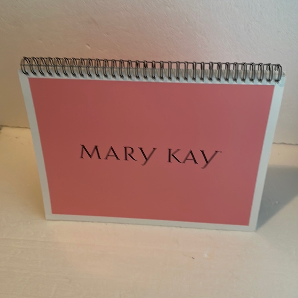 Mary Kay cosmetics consultant flip chart skin care classes